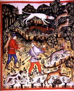 Hunting Hare, illustration from 