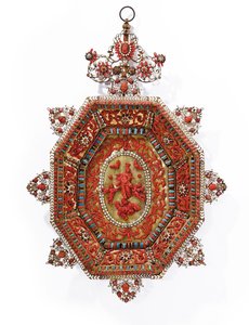 Frame Depicting the Ascension of the Virgin Mary, Trapani, First Half of the 17th Century