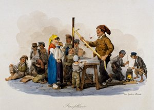 Franfellicaro (maker and seller of hard candies), Italy by Italian School