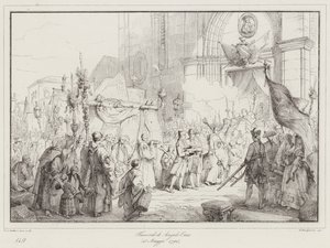 Funeral of Angelo Emo by Italian School