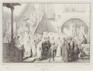 Funeral of Carlo Zeno by Italian School