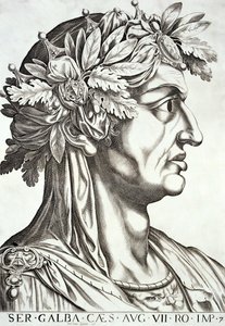 Galba Caesar (3 BC-69 AD), 1596 by Italian School