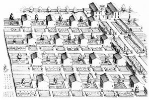 Garden of a monastery in Turin