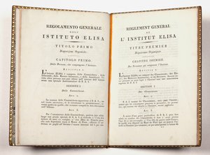 General Regulations of the Instituto Elisa at Lucca, given at Lucca, July 14, 1811 by Italian School