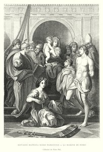 Giovanni Battista Rosso Fiorentino, The Madonna of Rosso, Collection of the Pitti Palace by Italian School