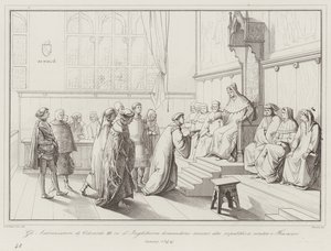 The Ambassadors of Edward III, King of England, Ask for Help from the Republic Against the French