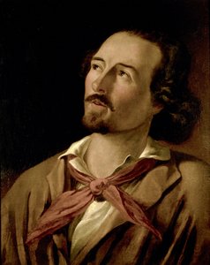Goffredo Mameli, poet and patriot of the Italian Risorgimento. Anonymous painting of the 19th century. Museo del Risorgimento Milano by Italian School