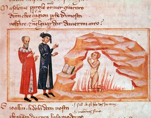 Guido Guinizzelli and the souls of the lustful (song 23 from Purgatory, in the Divine Comedy)