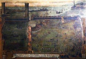 Harbor in Genoa port