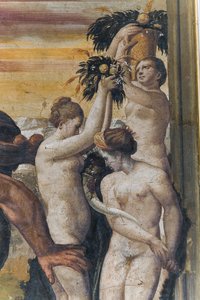 Hercules slaying Antaeus, from the Yellow Room by Italian School