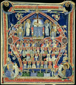 Historiated initial A depicting The Last Judgement by Italian School
