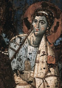 Icon of the Virgin of Clemence or Madonna Theotokos (detail)