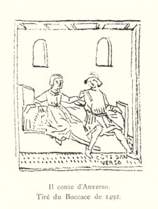 The Count of Antwerp, From the Boccaccio of 1492 (engraving)