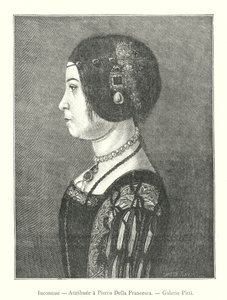 Unknown, Attributed to Pierro Della Francesca, Galerie Pitti (engraving)
