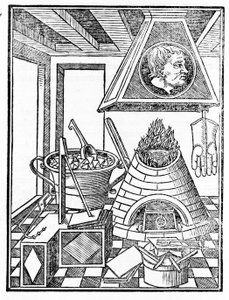 Interior View of a Metallurgy Workshop by Italian School