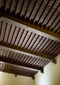 Interior view of the city hall (Palazzo degli Anziani) by Italian School