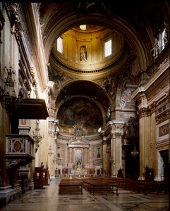 Internal View of the Jesuite Church of Gesu