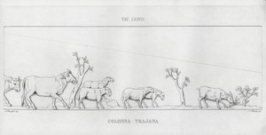 Trajan’s Column by Italian School
