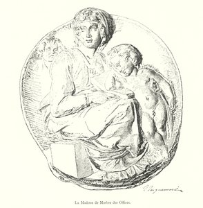 The Marble Madonna of the Uffizi (engraving) by Italian School