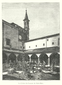 The Cloister of the Convent of Saint-Marc by Italian School