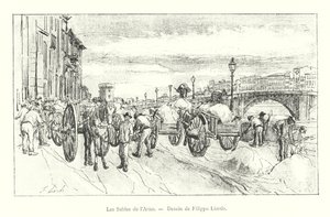 The Sands of the Arno (engraving) by Italian School