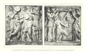 Luca Della Robbia, Bas-reliefs of the Organ Tribunes of the Florence Cathedral, Now in the Bargello Museum (engraving) by Italian School