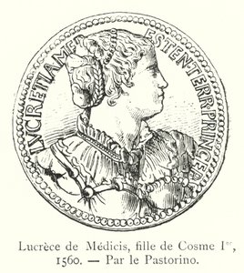 Lucrece de Medicis, daughter of Cosimo I