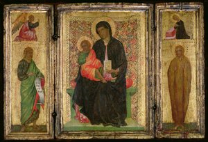Madonna and Child Enthroned with St. John the Baptist and St. Mary Magdalene