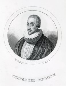 Miguel de Cervantes, Spanish writer (1547 - 1616) by Italian School