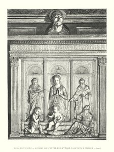 Mino da Fiesole, Altarpiece of Bishop Salutati, in Fiesole by Italian School
