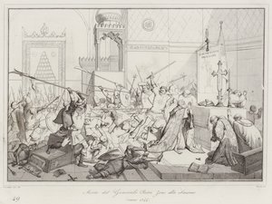 Death of General Pietro Zeno at Smyrna by Italian School