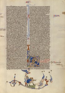 Moses striking water from the rock for the Israelites, c.1250-1262 by Italian School