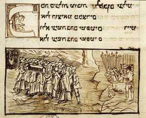 The Jewish People Crossing the Red Sea with the Holy Ark Followed by the Egyptians by Italian School
