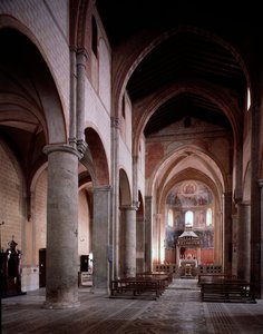 Nave of the Cathedral St Mary by Italian School