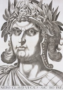 Nero Caesar (37-68 AD), 1596 by Italian School