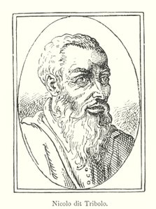 Niccolò Tribolo (engraving) by Italian School