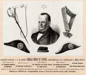 Objects Used by Camillo Benso Conte di Cavour by Italian School