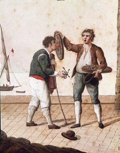 Old Neapolitan Trades: Sellers of Small Snakes by Italian School