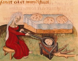 Page from the Tractatus de Herbis by Italian School