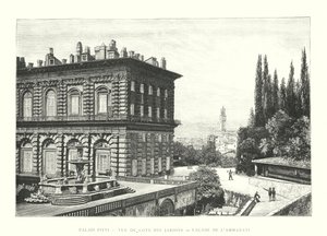 Pitti Palace, View from the Garden Side, Ammanati Facade