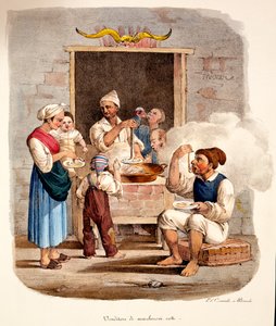 Pasta Seller by Italian School