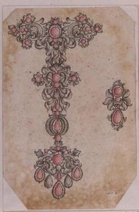 Pendant and earrings by Santini (17th century)