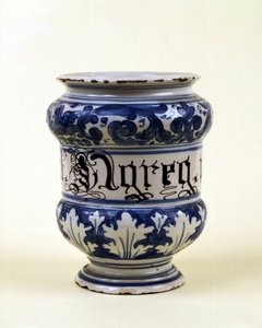 Pharmacy vase: albarella. Museum of Science and Technology, Milan by Italian School