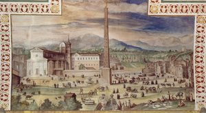 Piazza del Popolo, Rome by Italian School