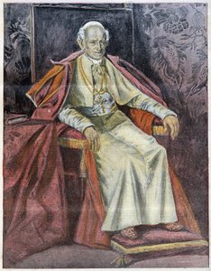 Pope Leo XIII - in “La Tribuna Illustrata" by Italian School