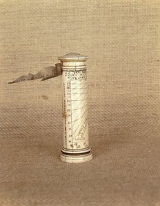 Portable column sundial, signed D. Stephanus, FF, 1587 by Italian School