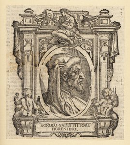 Portrait of Agnolo Gaddi by Italian School