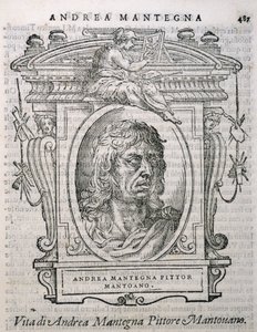 Portrait of Andrea Mantegna from Vasari