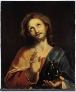 Portrait of Christ. Milanese school of the 16th century. Anonymous painting