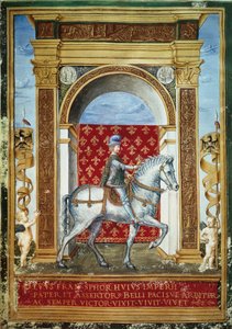 Portrait of Francesco Sforza on Horseback